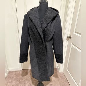 Calvin Klein women’s hooded wool coat thigh length
